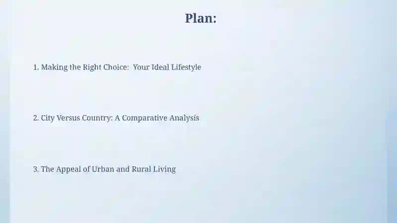 Cities and country life: best place to live 2