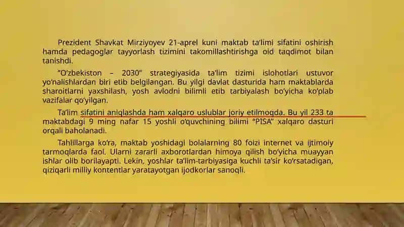 TA’LIM MUASSASASI VA TA’LIM SIFATINI BOSHQARISH JARAYONLARINI TIZIMLI REJALASHTIRISH 2