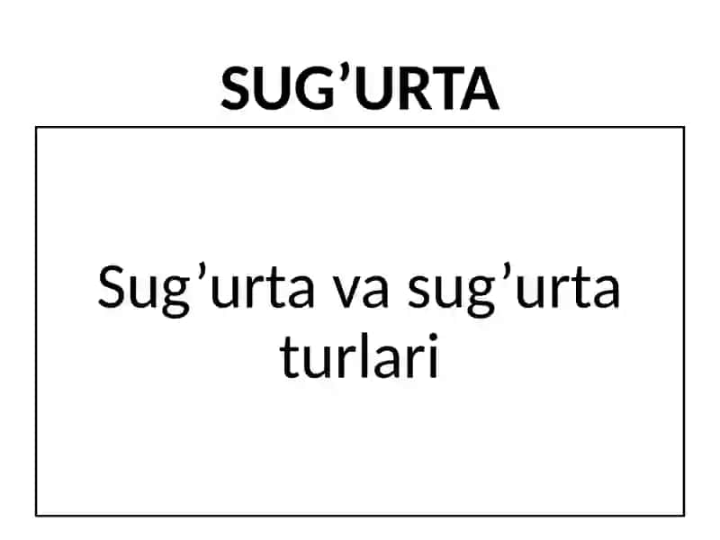 Sug'urtabozoriinfratuzilmasisub'ektlari 2