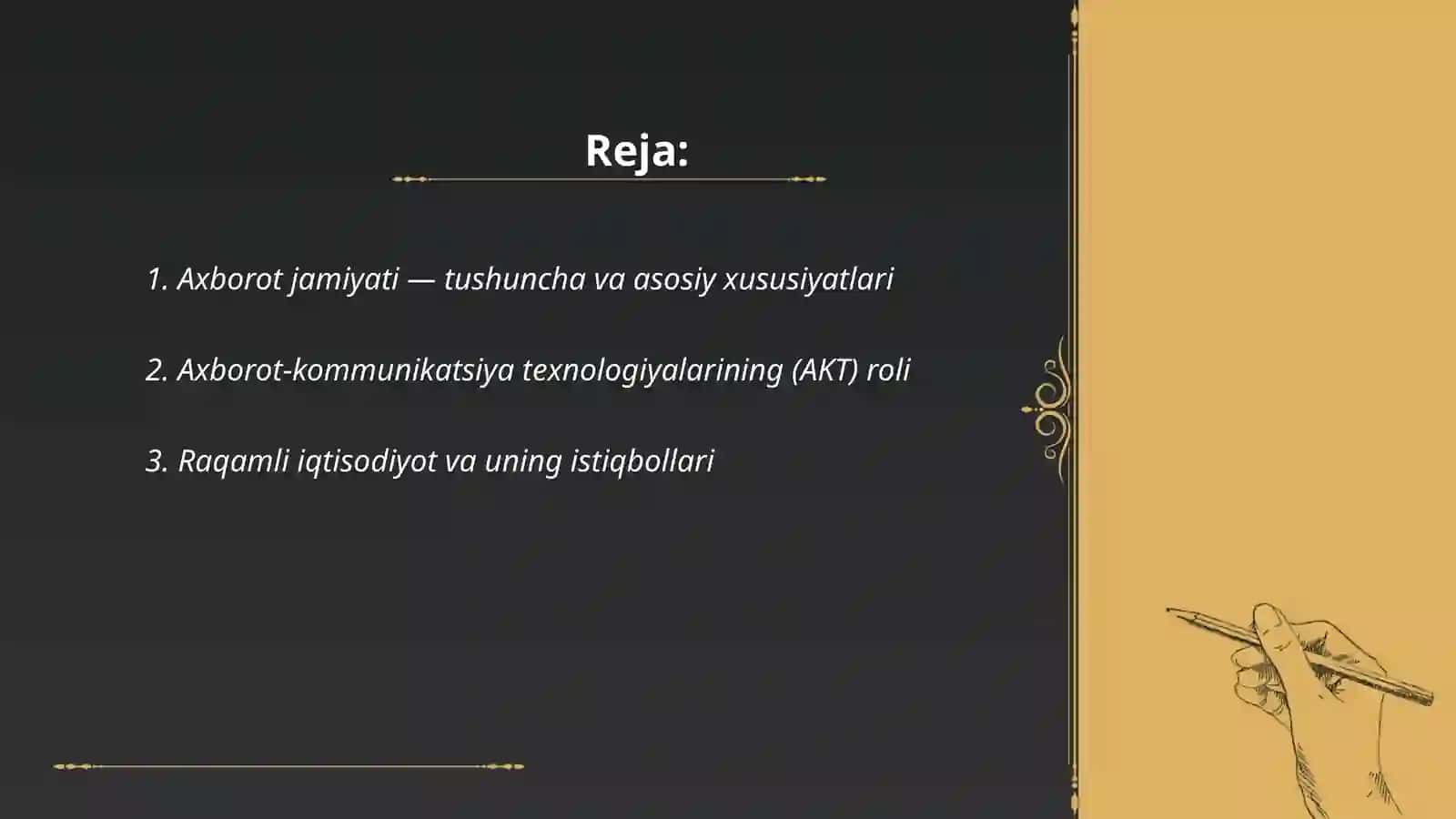 Axborot jamiyati va uning istikbollari 2