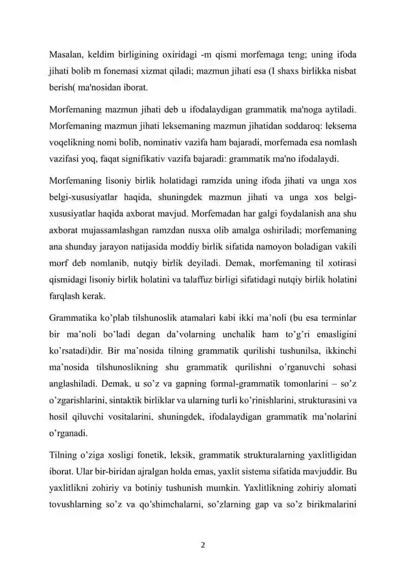 Morfema Til Tuzilishi 2