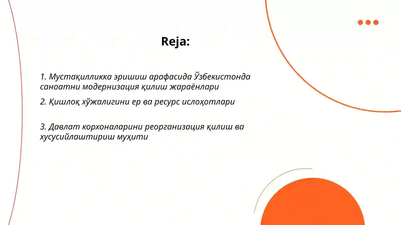 Мустакилликга еришиш арафасида узб даги ижтимоий-иктисодий жарайонлар 2