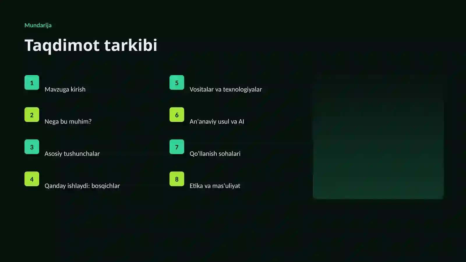 Transport uchun generativ sunʼiy intellekt: amaliy yechimlar 2