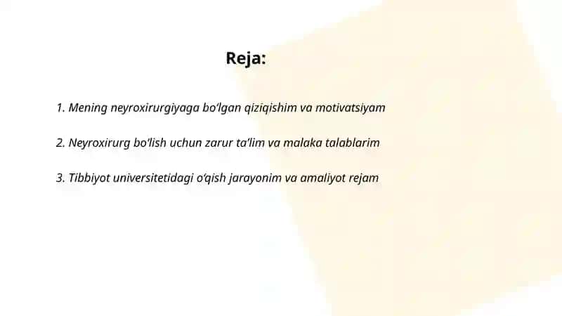 Mening kelajakdagi kasbim neyroxirurg 2