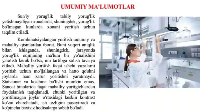 6-LABORATORIYA ISHISUN’IY YORITILGANLIKNI TADQIQ QILISH 2