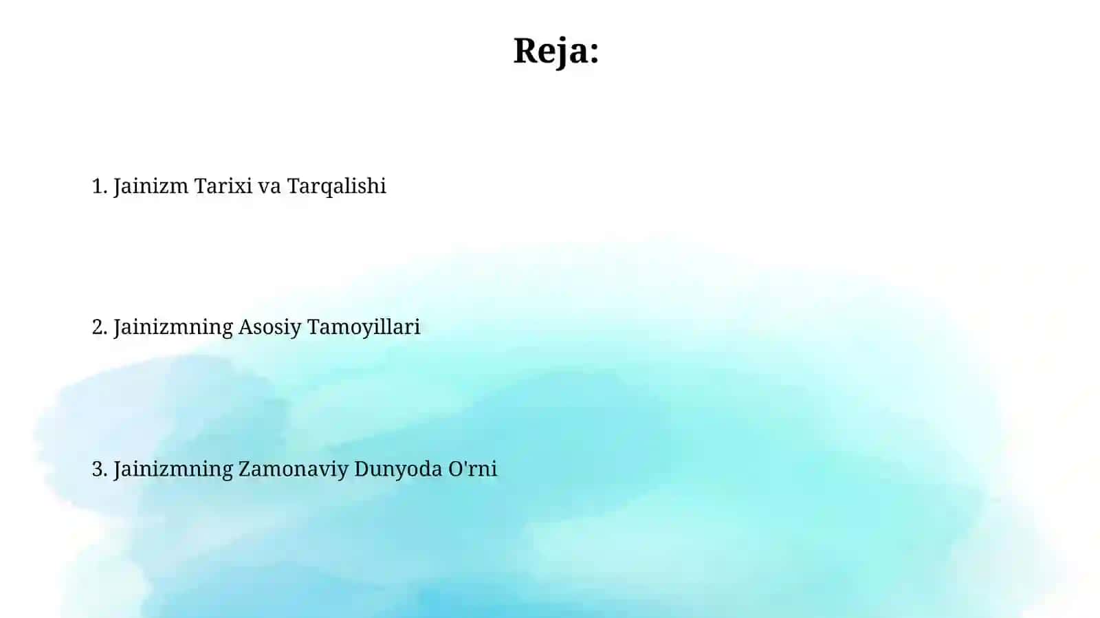 Janiyizm dini 2