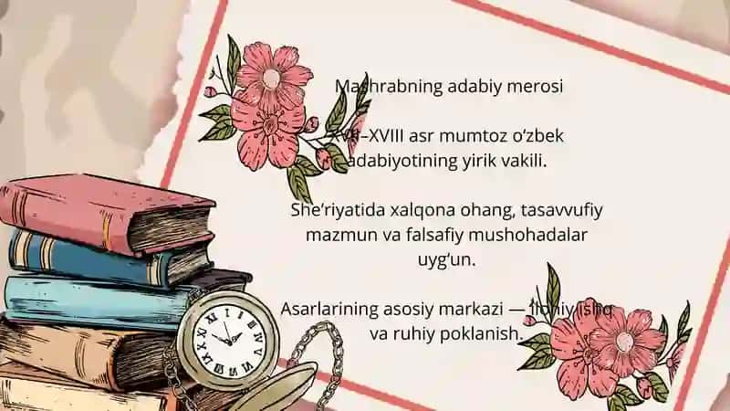 Mashrab she'riyatida tasavvufiy badiiy ifoda 2