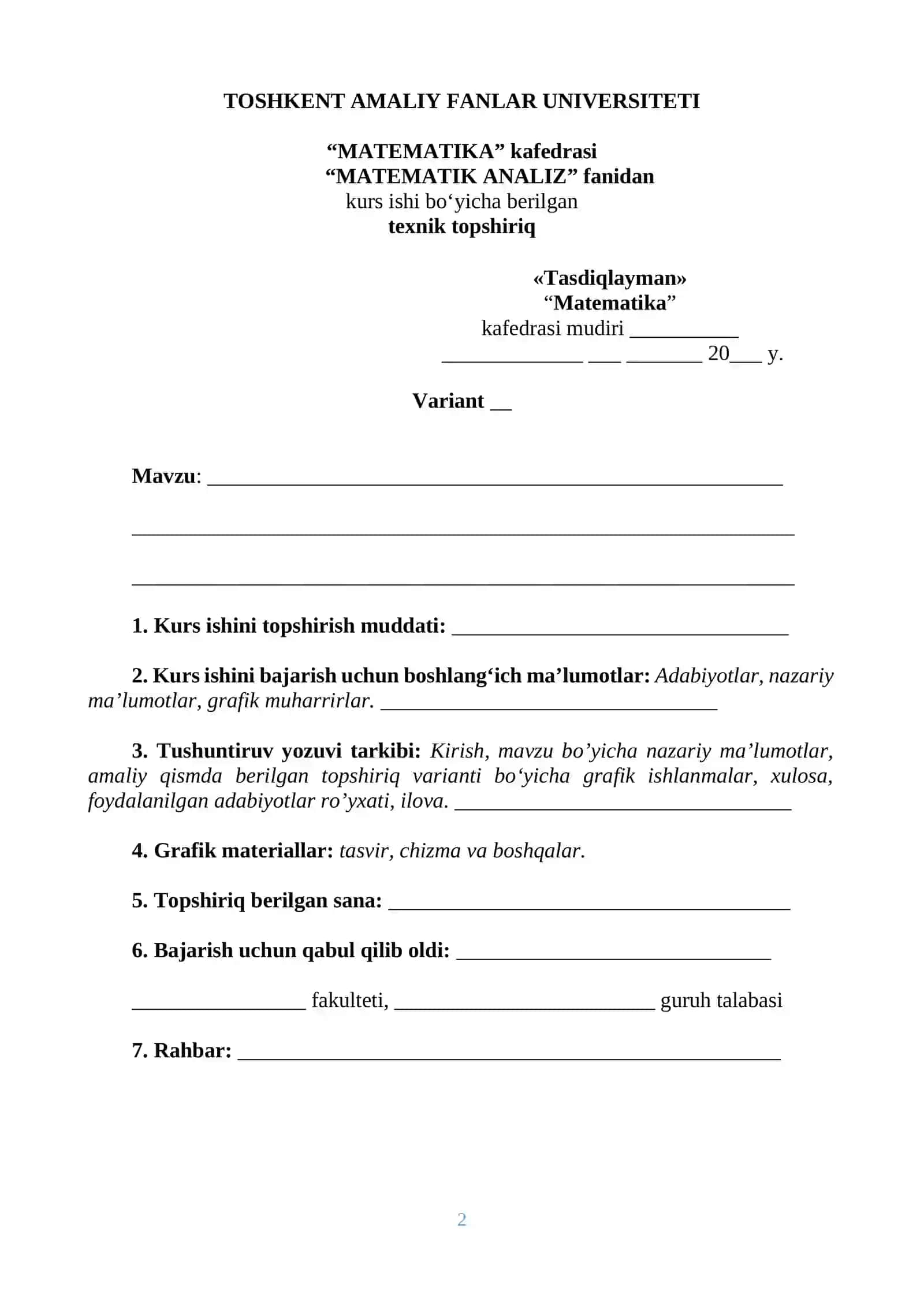 ANIQ INTEGRAL HISOBLASH. NYUTON-LEYBNITS FORMULASI 2