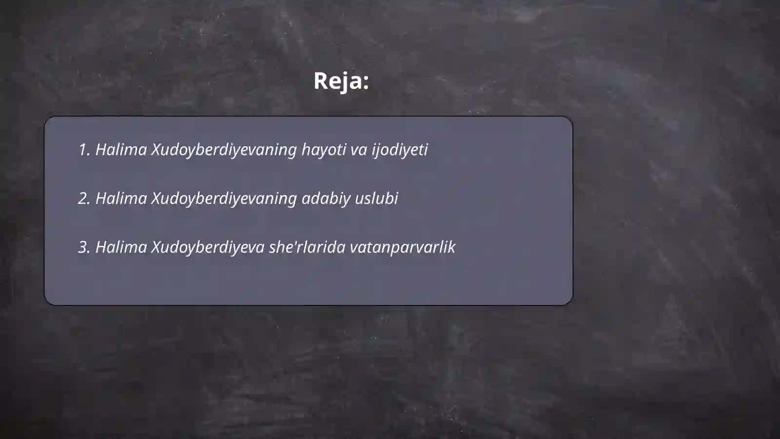 Halima Xudoyberdiyevaning she'rlari 2