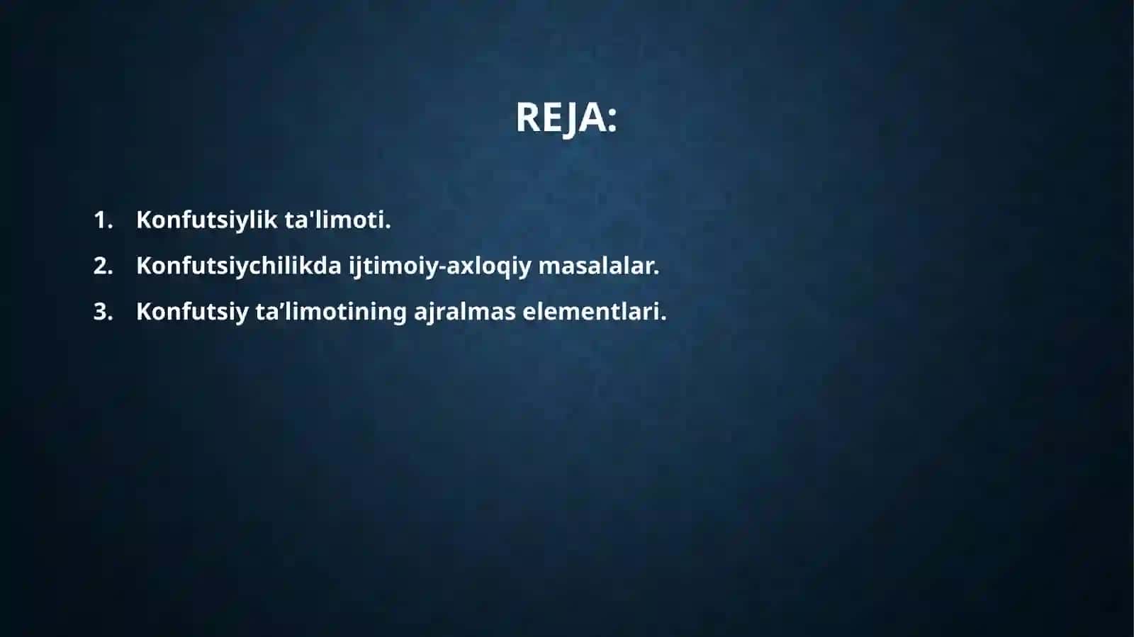 Konfusiy ta’limoti va uning falsafiy qarashlari 2