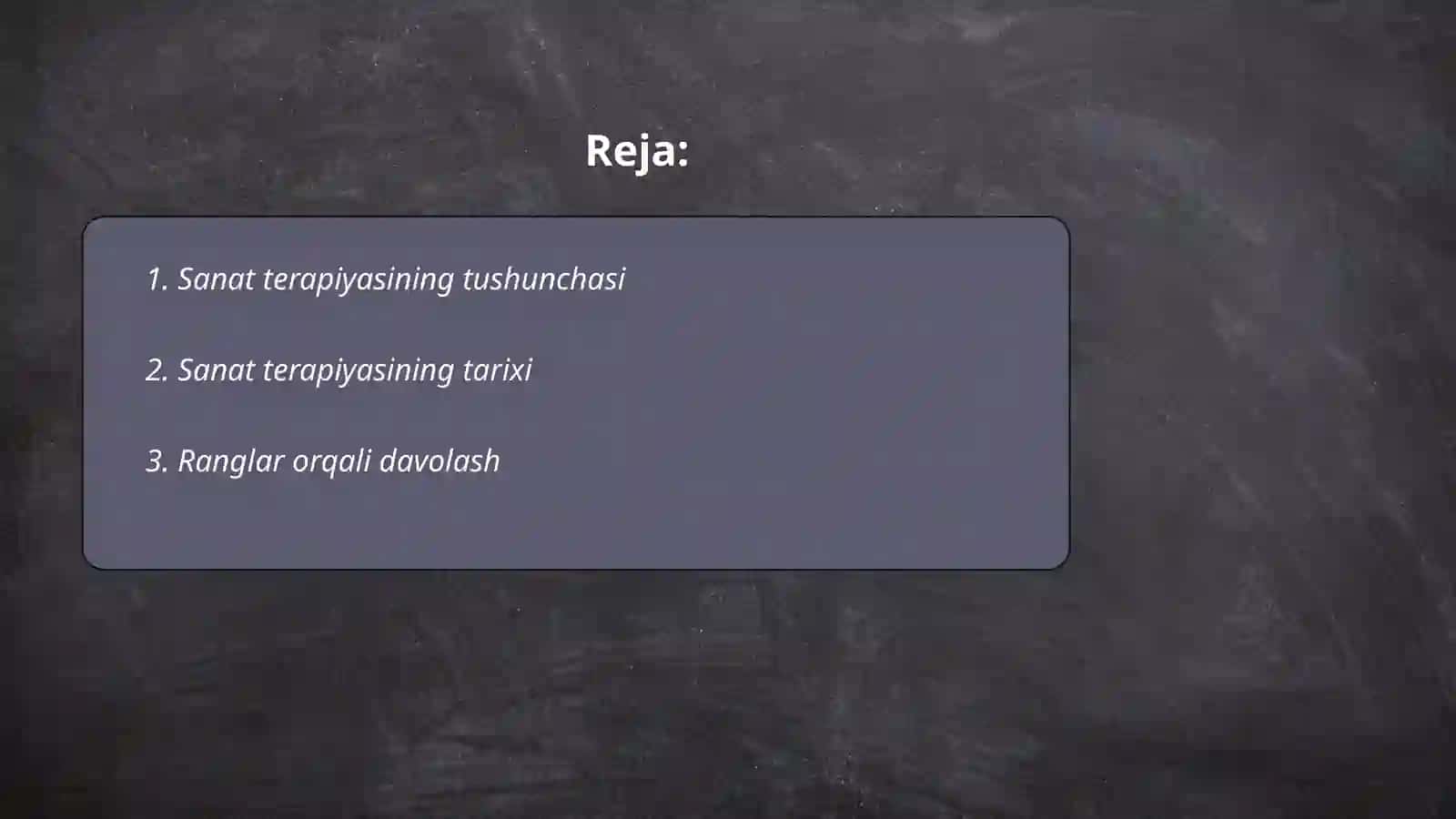 Sanat terapiyasi usullari 2