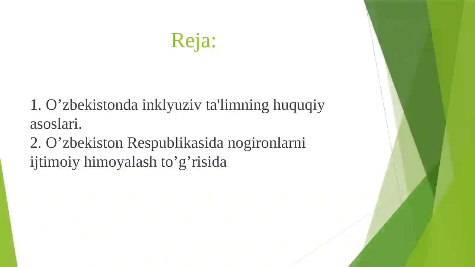 O'zbekistonda inklyuziv ta'limning huquqiy asoslari 2