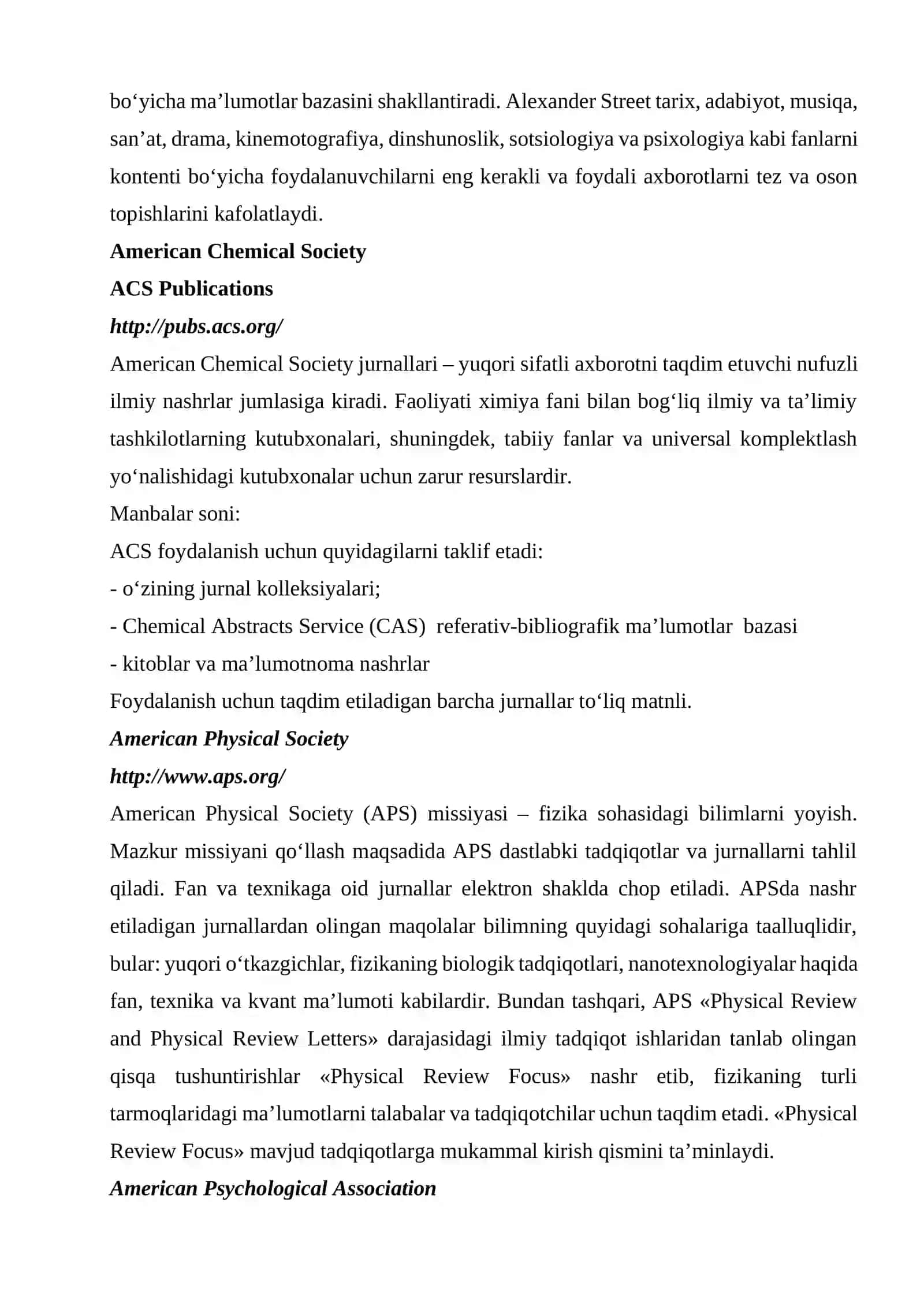 Muhim ilmiy-ta'limiy axborot manbalarining qisqacha tahlili 2