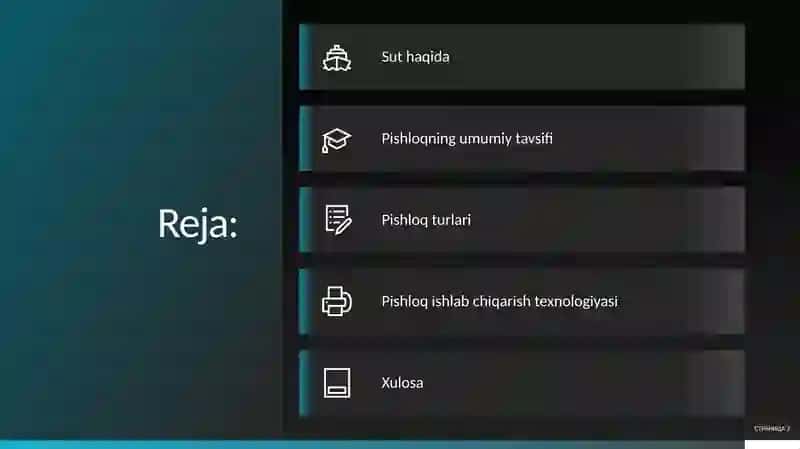 Sut va sut mahsulotlari 2