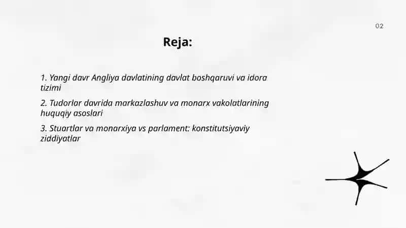 Yangi davr Angliya davlati va huquqi 2