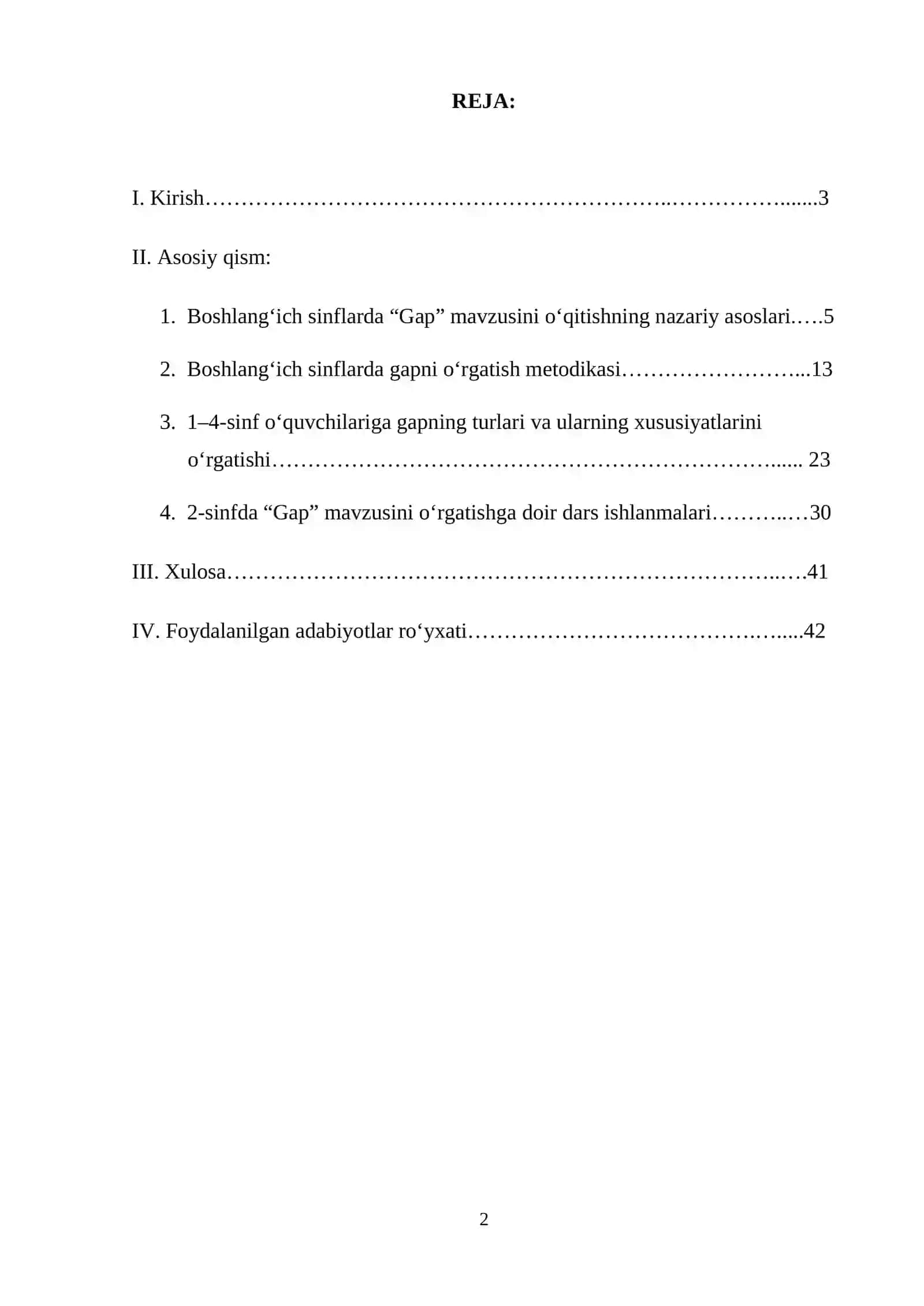 Boshlangich sinflarda Gap mavzusini ôrgatish metodikasi 2