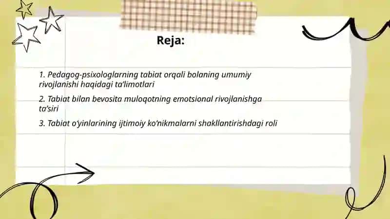 Pedagog Psixologlarning Bola Tarbiyasida Tabiatning Ahamiyati Haqidagi Talimotlar 2