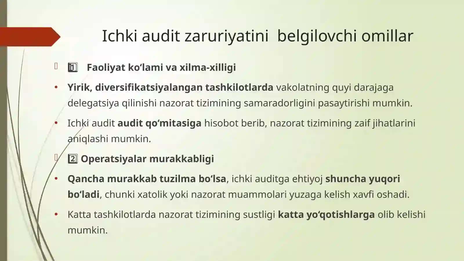 Ichki audit va uning funksiyalari 2