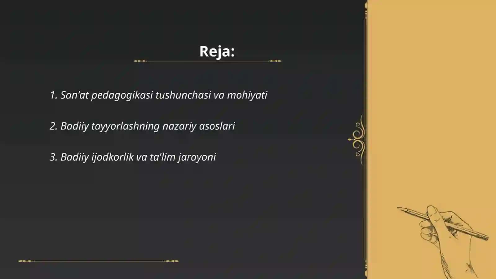 San’at pedagogikasi sohasida bòlajak mutaxasislarni badiiy tayyorlashning nazariy asoslari 2
