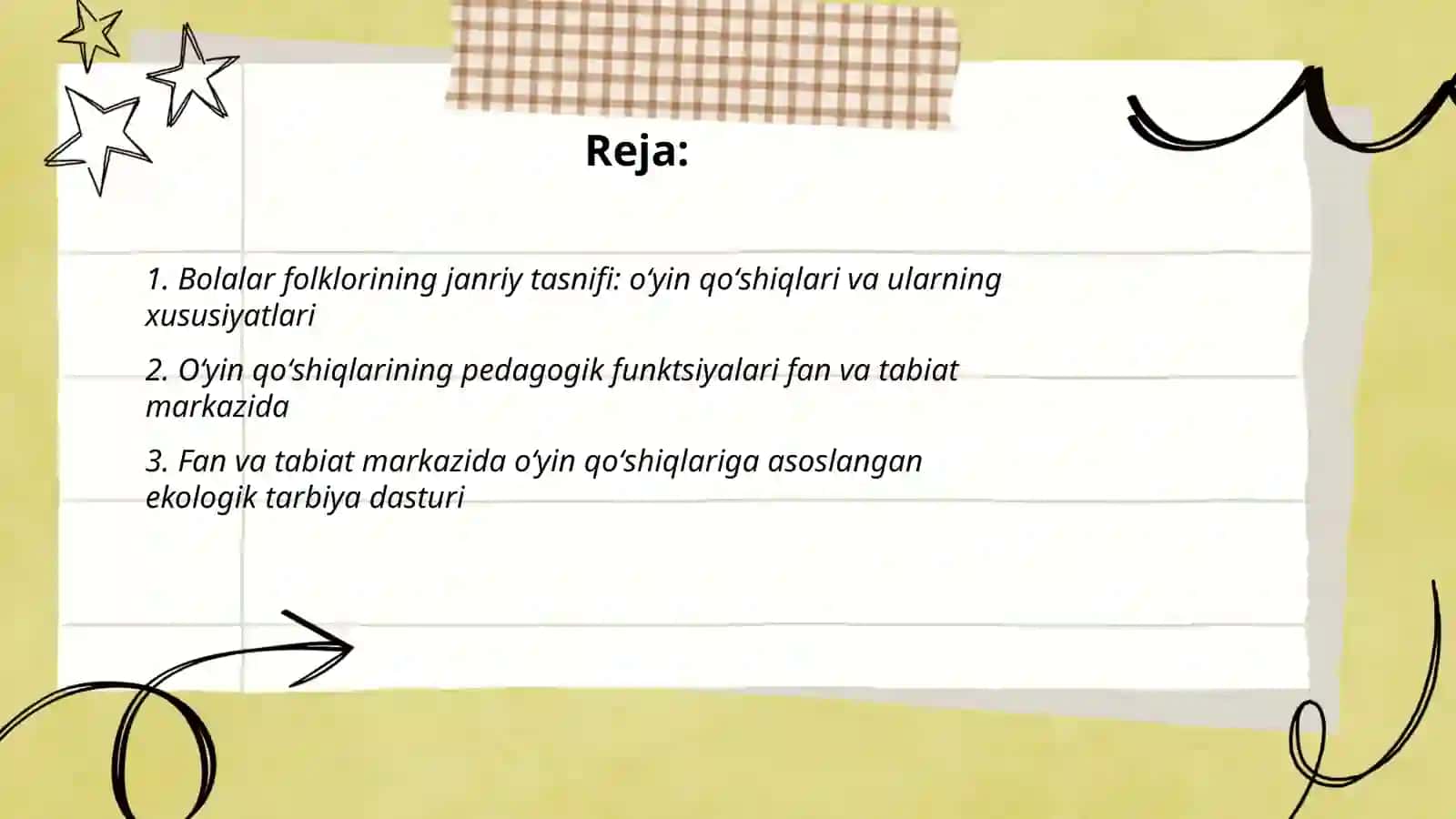 Bolalar folklorining janrlari 2