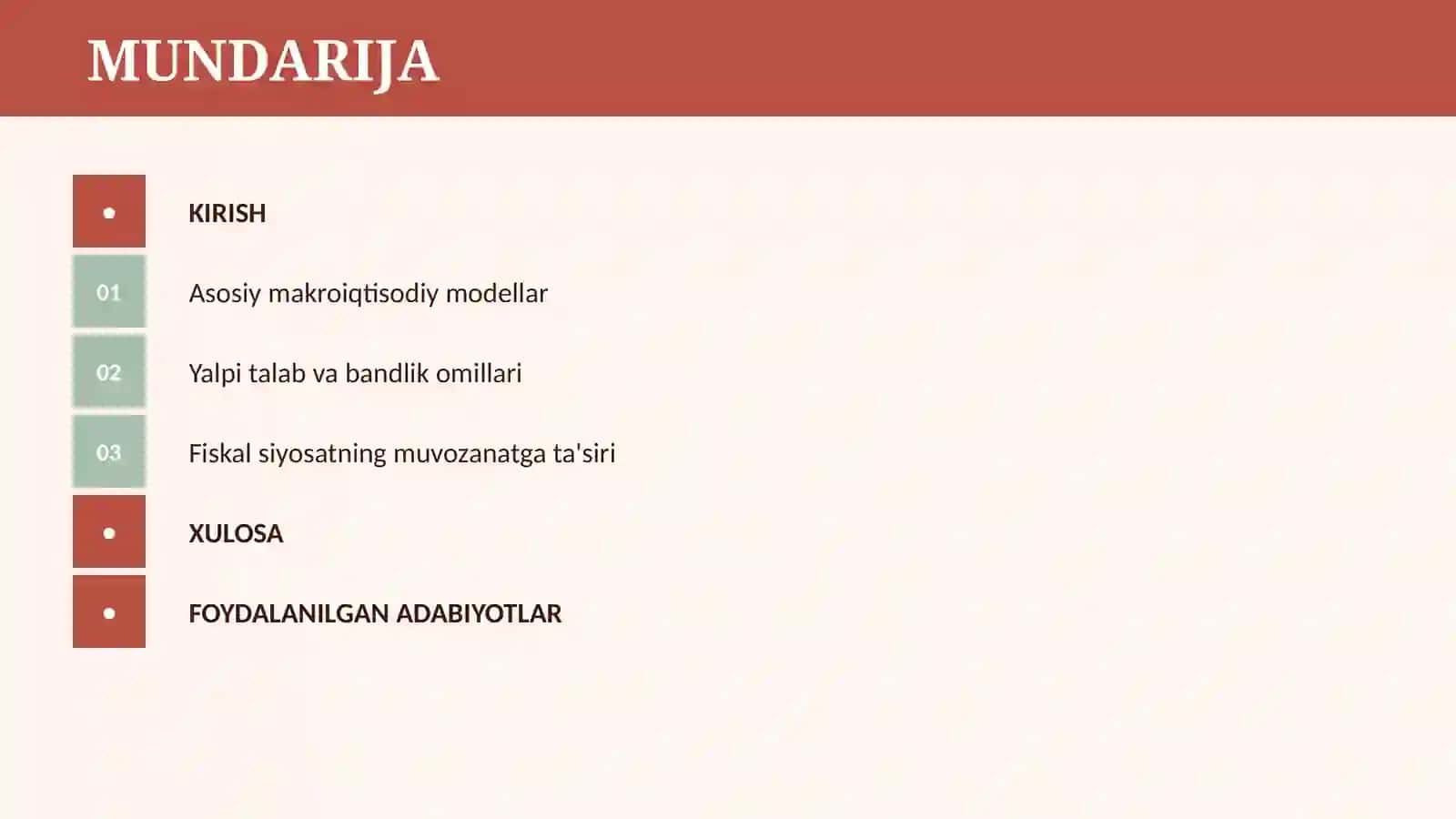 MAKROIQTISODIY MUVOZANATDA KEYNSCHILAR NAZARIYASI 2