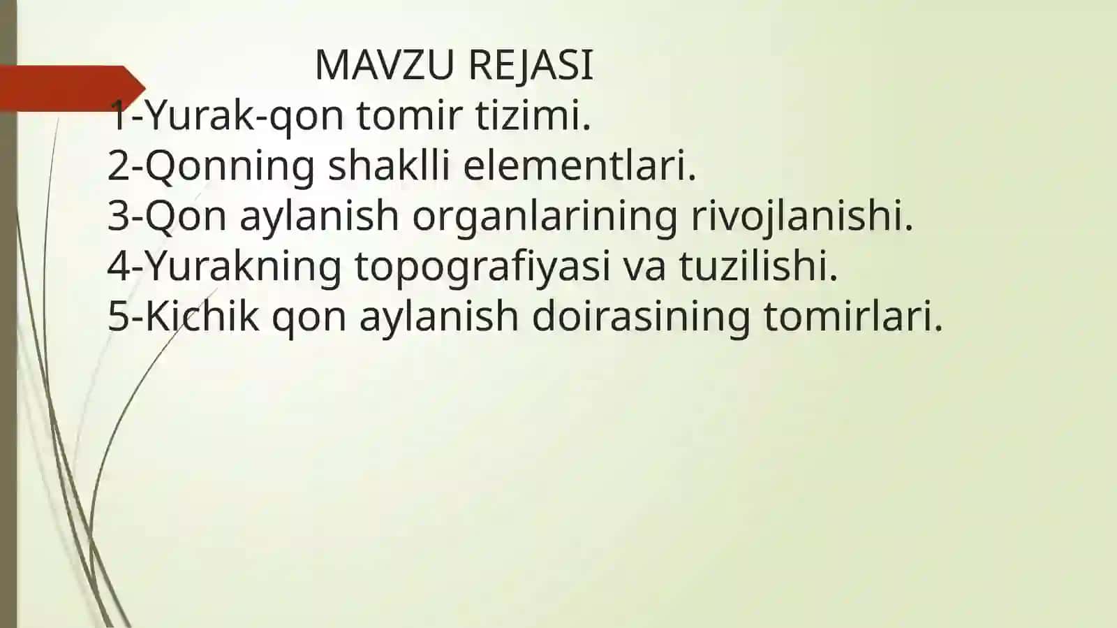 Qonaylanish fiziologiyasi 2