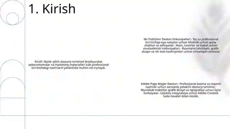 Ms Publisher Dasturi 2