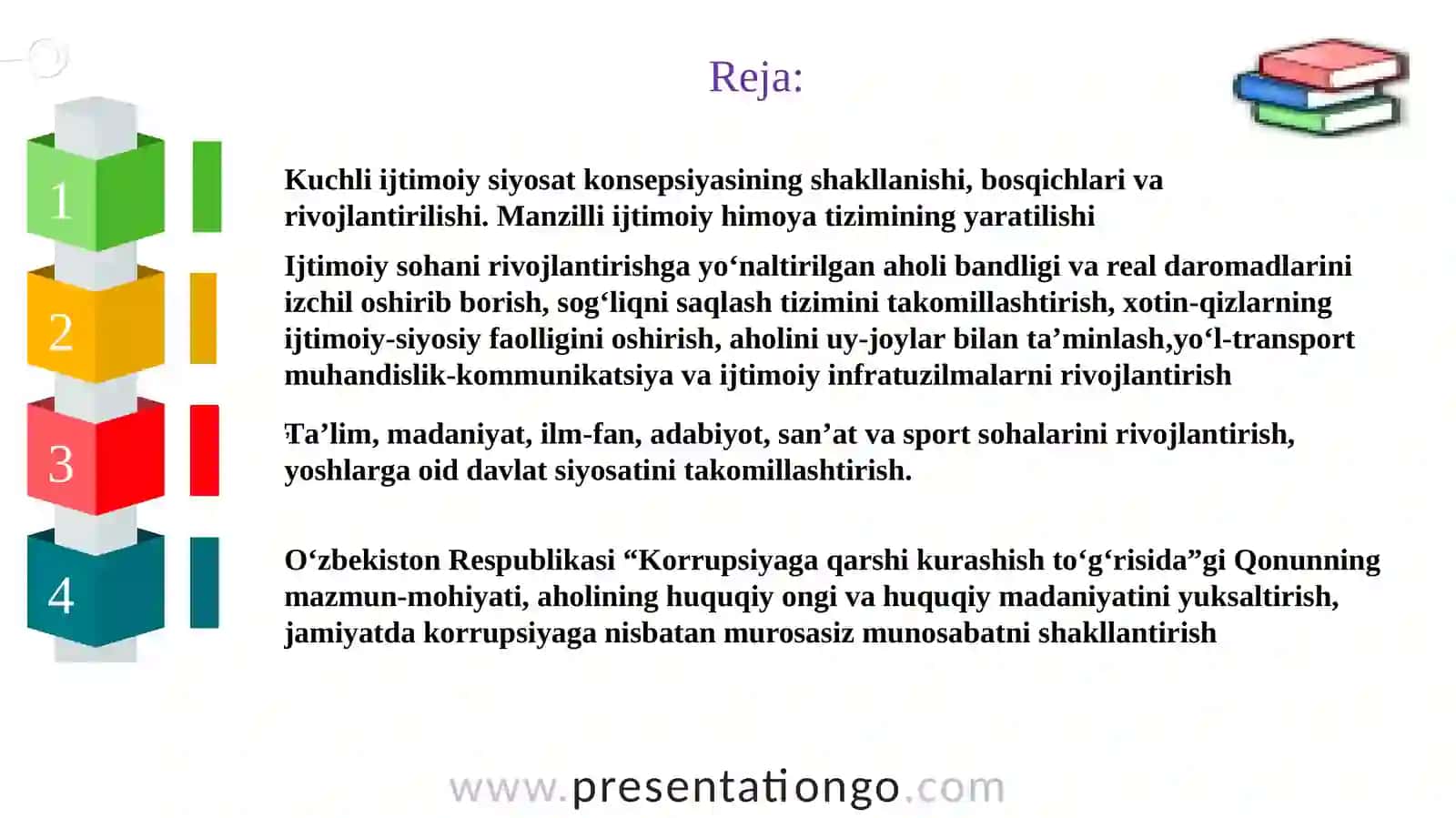 O‘zbekiston Respublikasida ijtimoiy sohadagi islohotlar 2