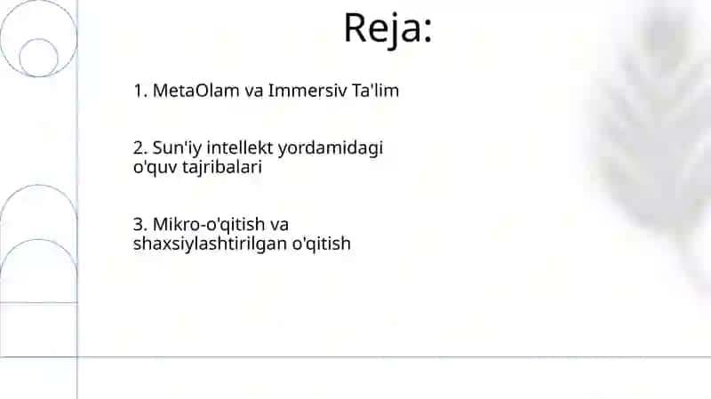 Elektron ta'lim rivojining yetakchi tendensiyalari 2