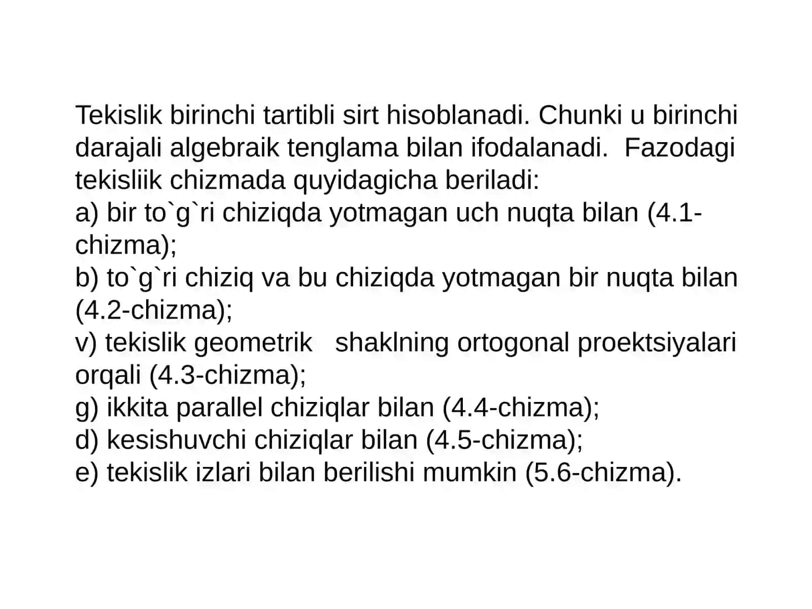 TEKISLIKNING EPYURDA BERILISHI 2