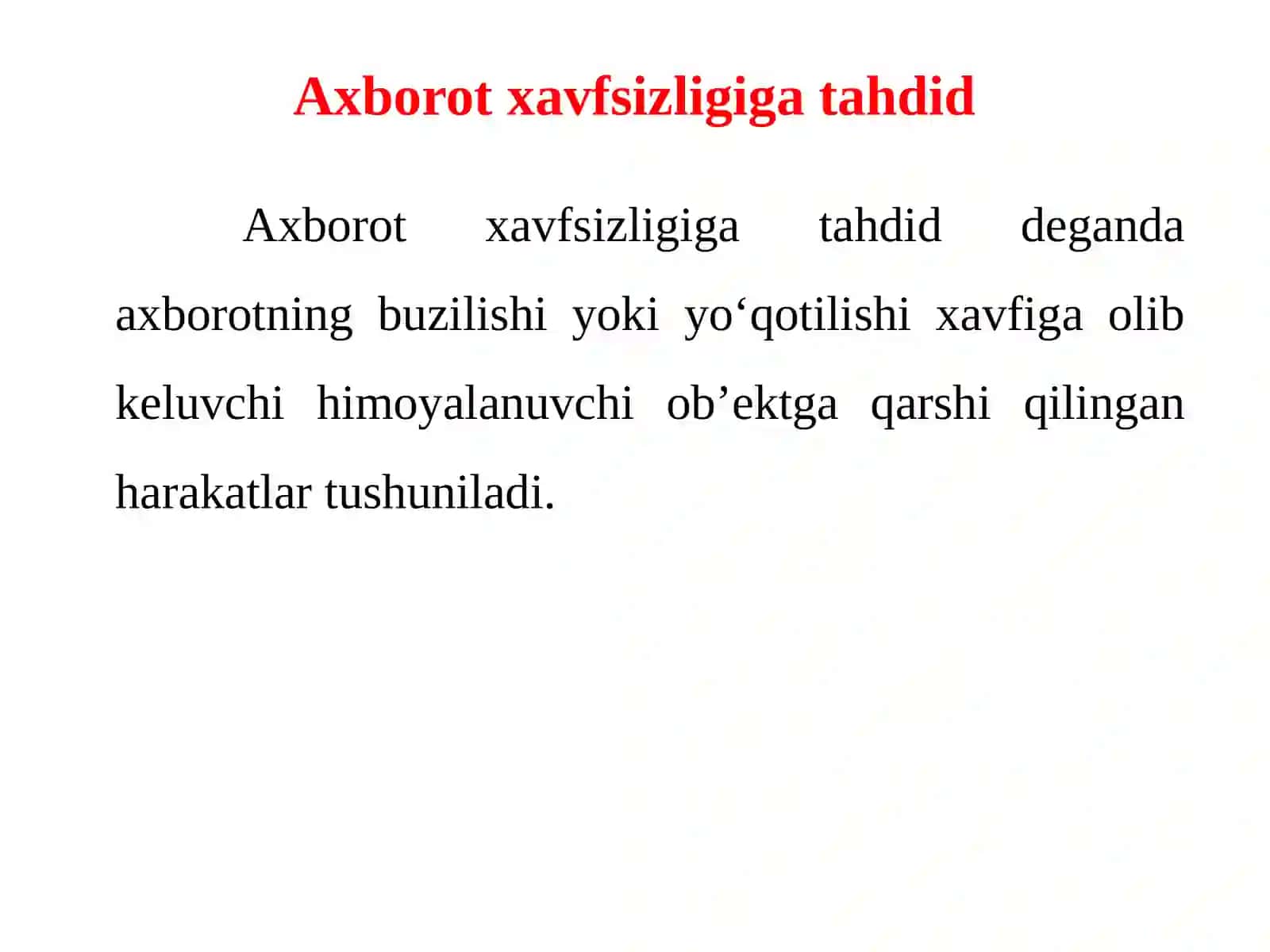 Texnik tizimlarda tarmoq xavfsizligi 2