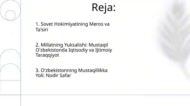 O'zbekistonning Mustaqillikka Yoli 2