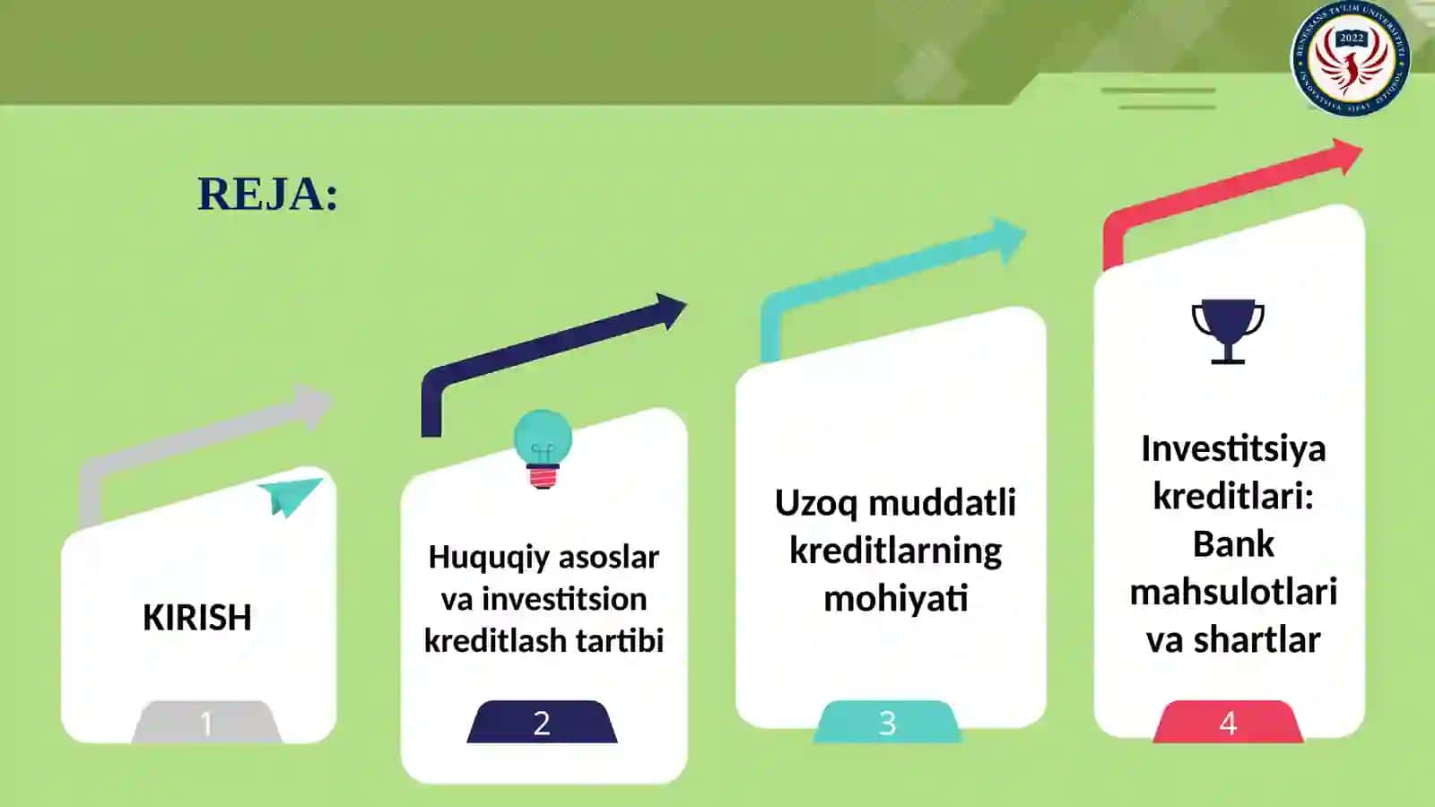 Investitsiya faoliyatini kreditlash 2