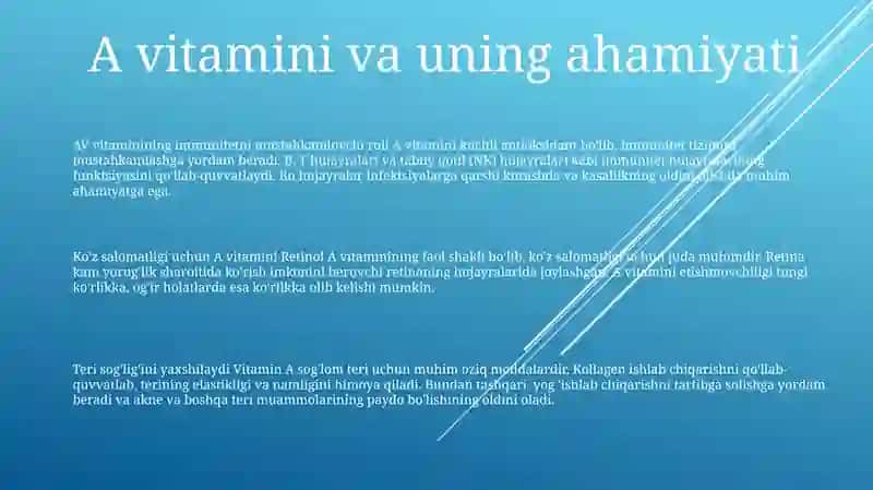Vitaminlar Va Ularning Organizm Uchun Ahamiyati 2