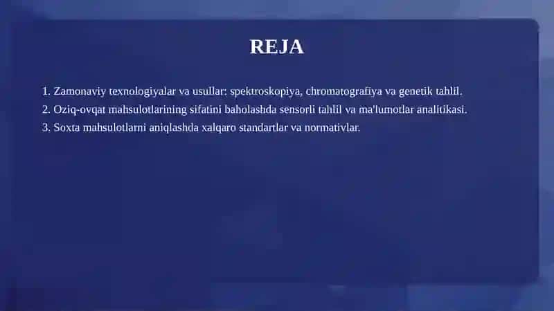 Zamonaviy Texnologiyalar va Usullar 2