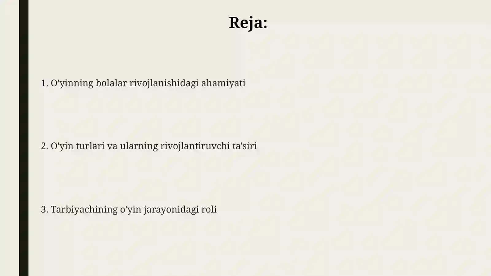 Maktabgacha yoshdagi bolalar uchun o'yinning ahamiyati 2