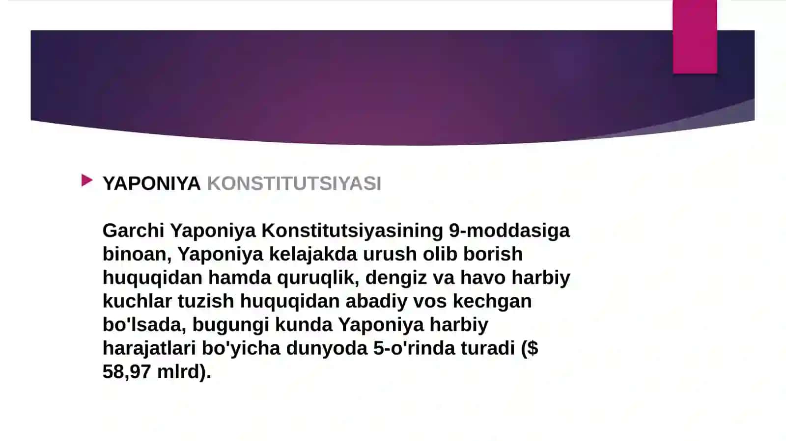 Yaponiya konstitutsiyasi 2