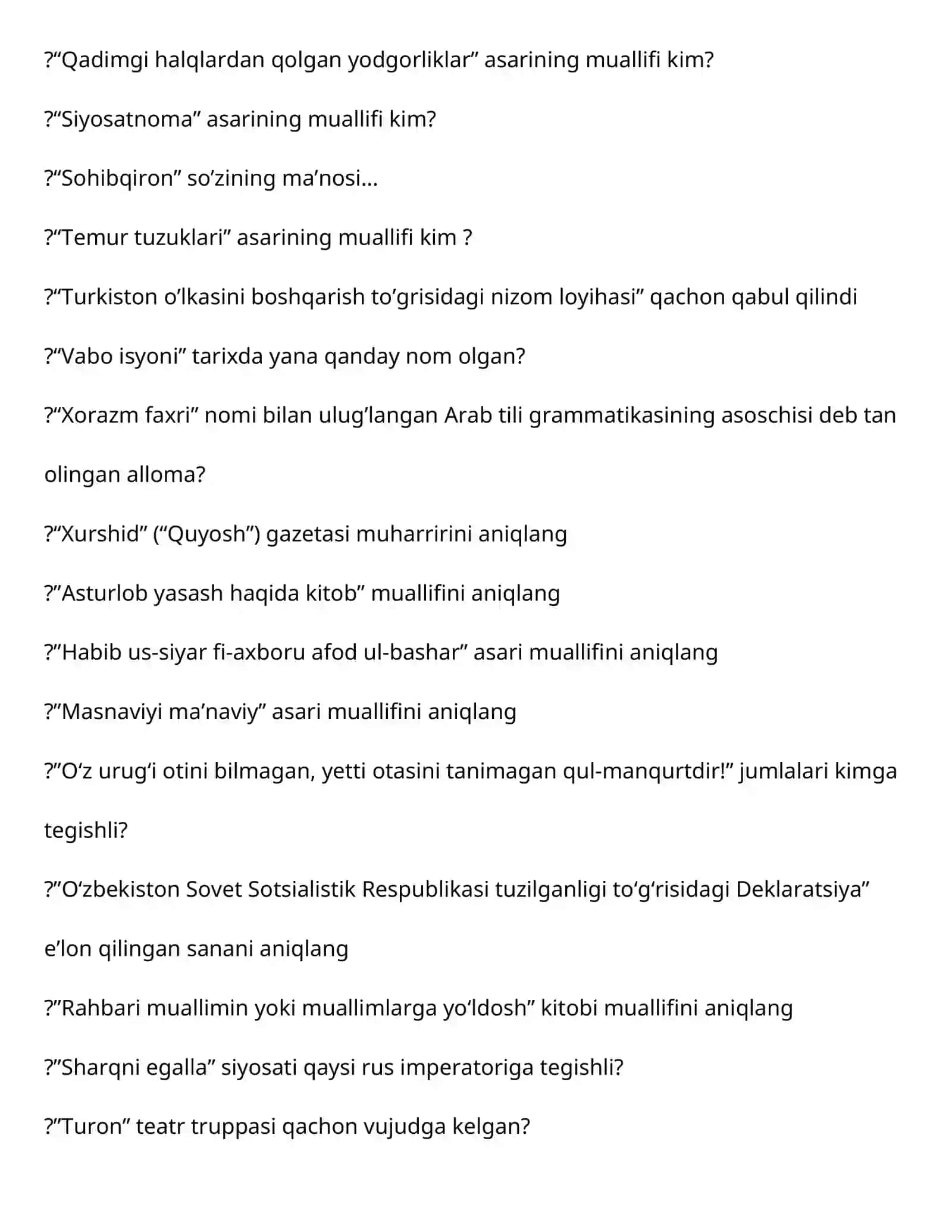 HISTORY OF UZBEKISTAN AND DEVELOPING STRATEGY? 2
