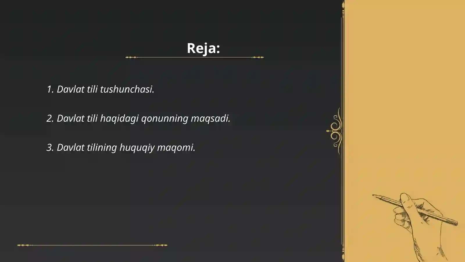 Davlat tili haqidagi qonunning mazmun mohiyati 2
