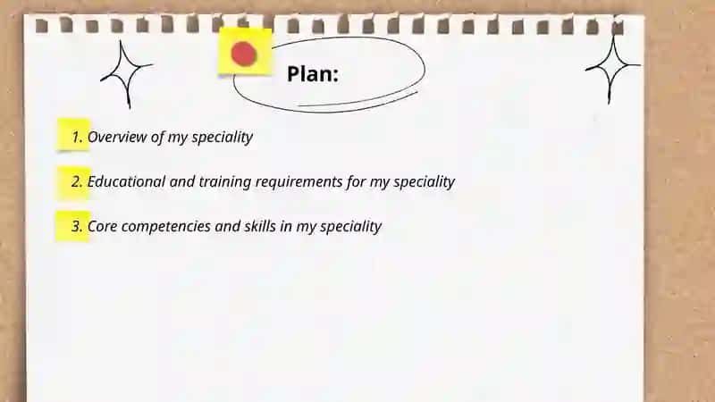 My speciality 2