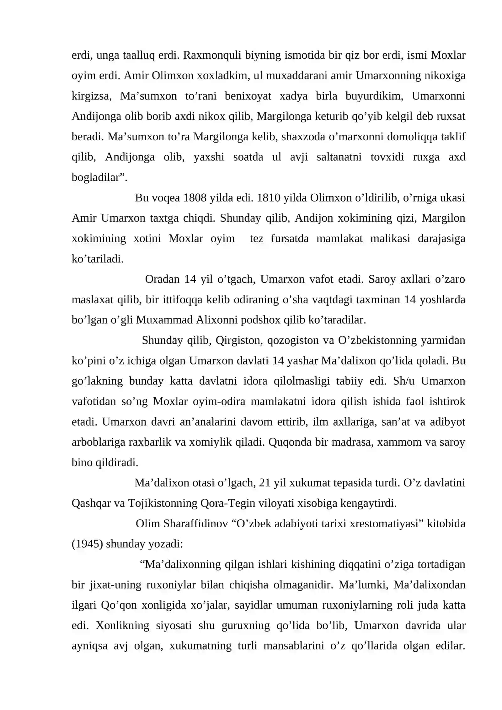 Nodirabegim hayoti va ijodi 2