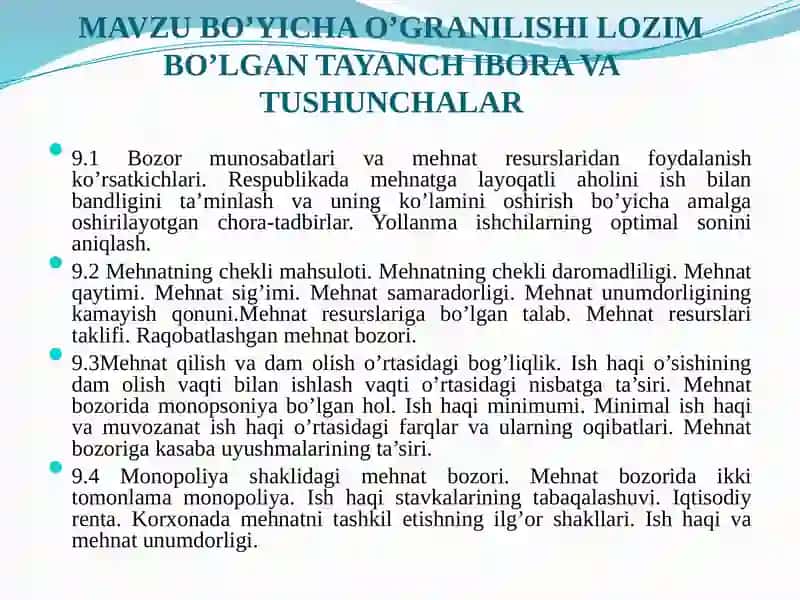 ISHLAB CHIQARISH OMILLARI BOZORI 2