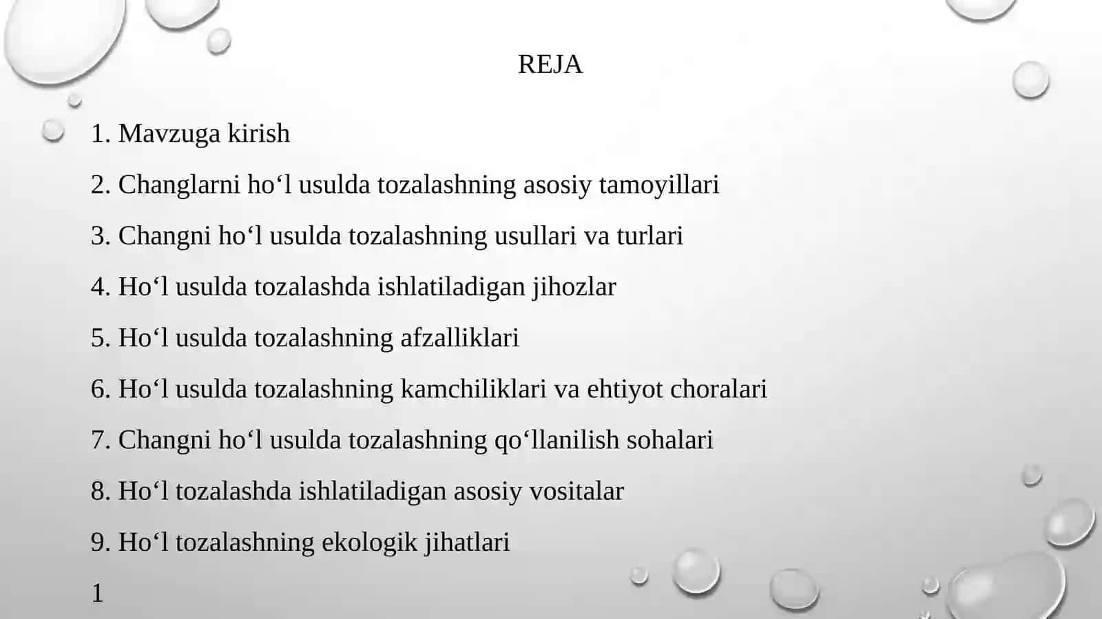 Changlarni hoʻl usulida tozalash 2