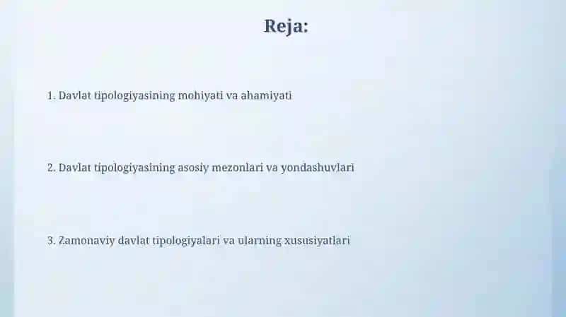 Davlat tipalogiyadi 2