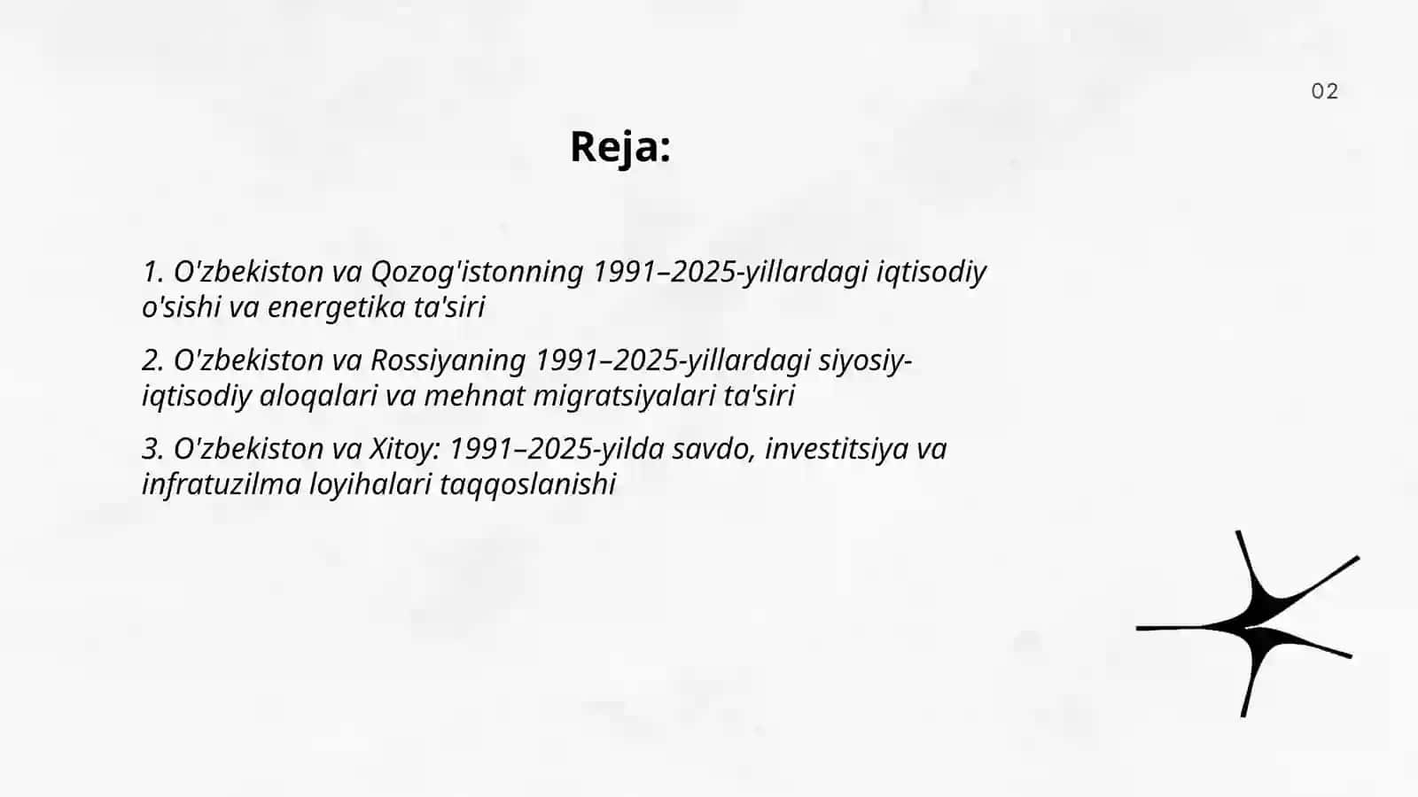 1991-2025-yillarda O'zbekiston va jahon davlatlari taraqgiyotis 2