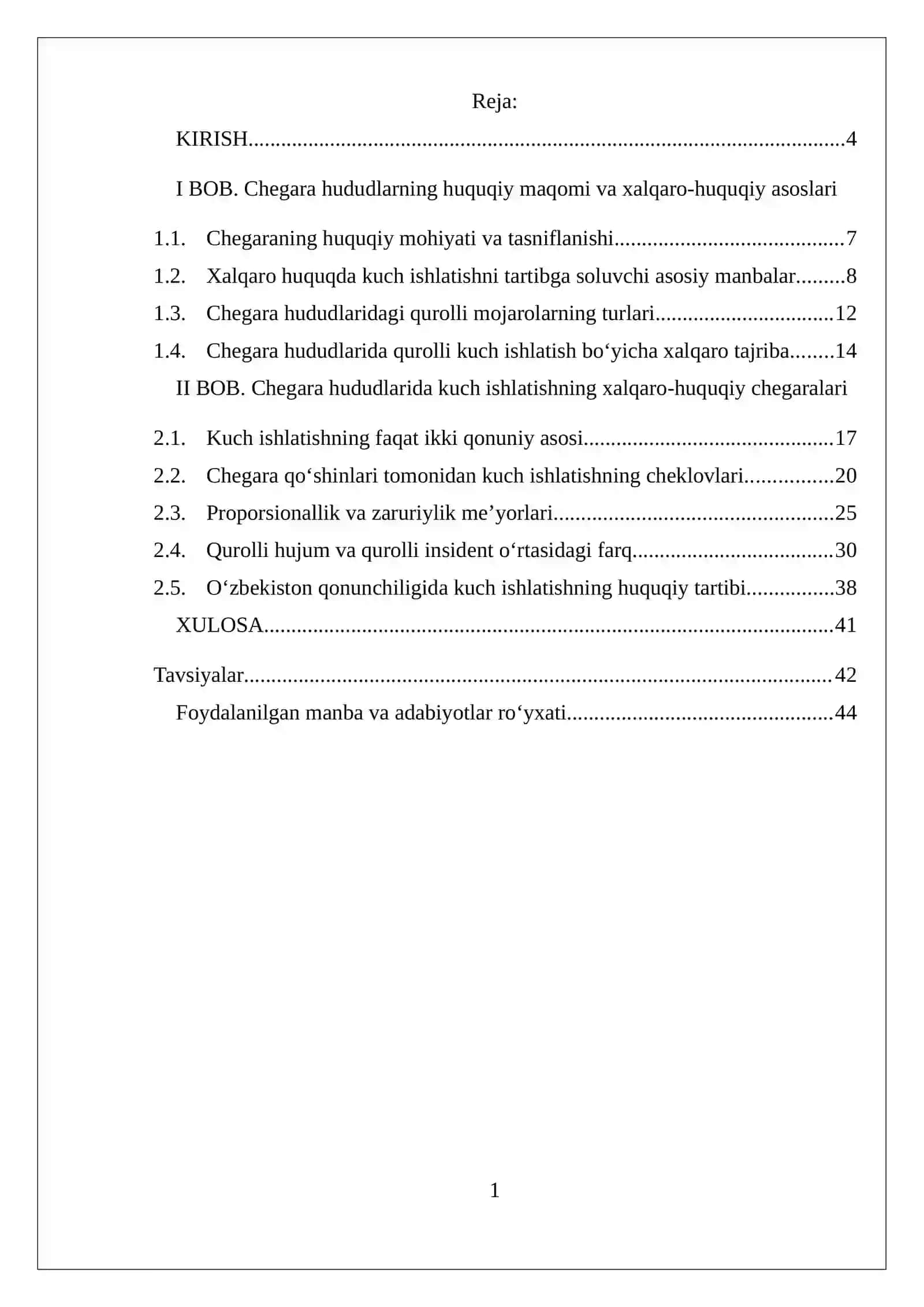Chegаra hududlarida qurоlli kuch ishlatishning huquqiy chegаralari 2