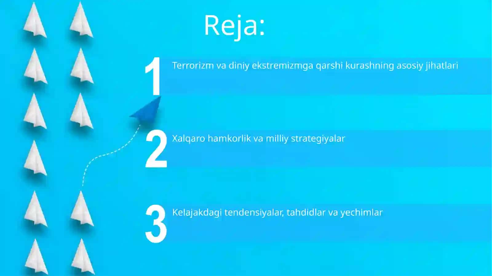 Xalqaro terrorizm va diniy ekstremizmga qarshi kurash 2