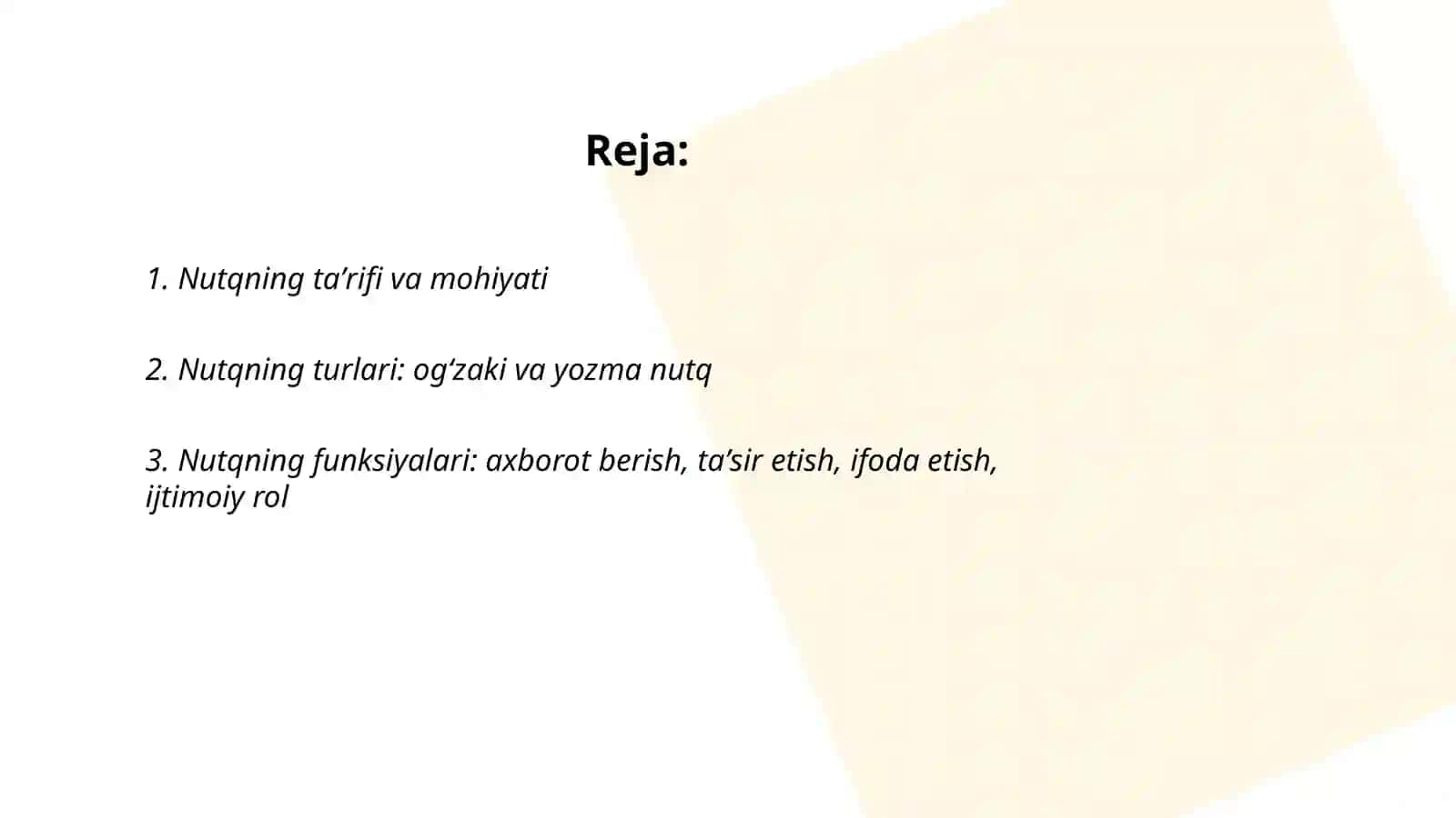 Nutqning taʼrifi va mohiyati 2