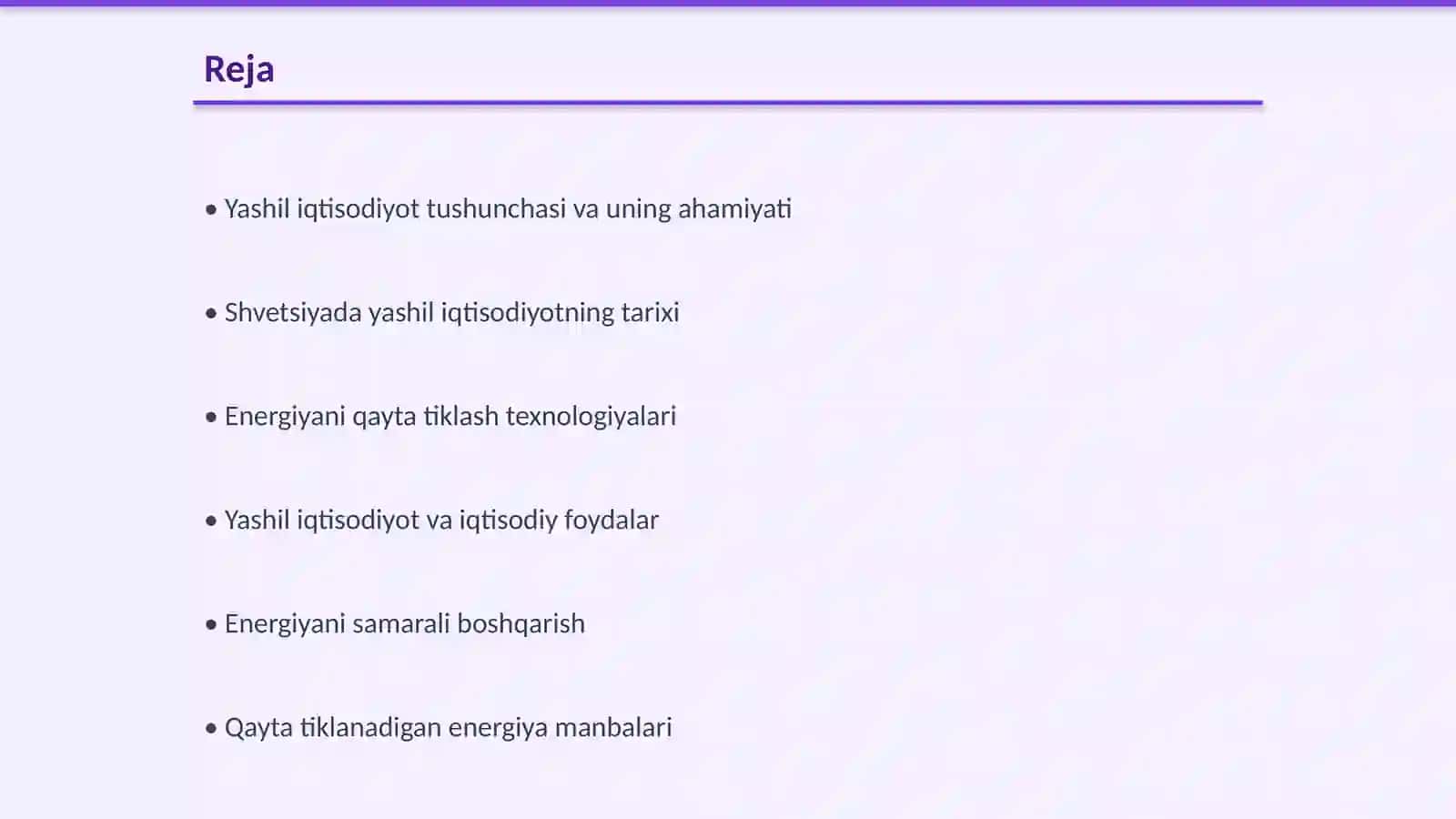 Yashil iqtisodiyotning o'zgaruvchan ahamiyati 2