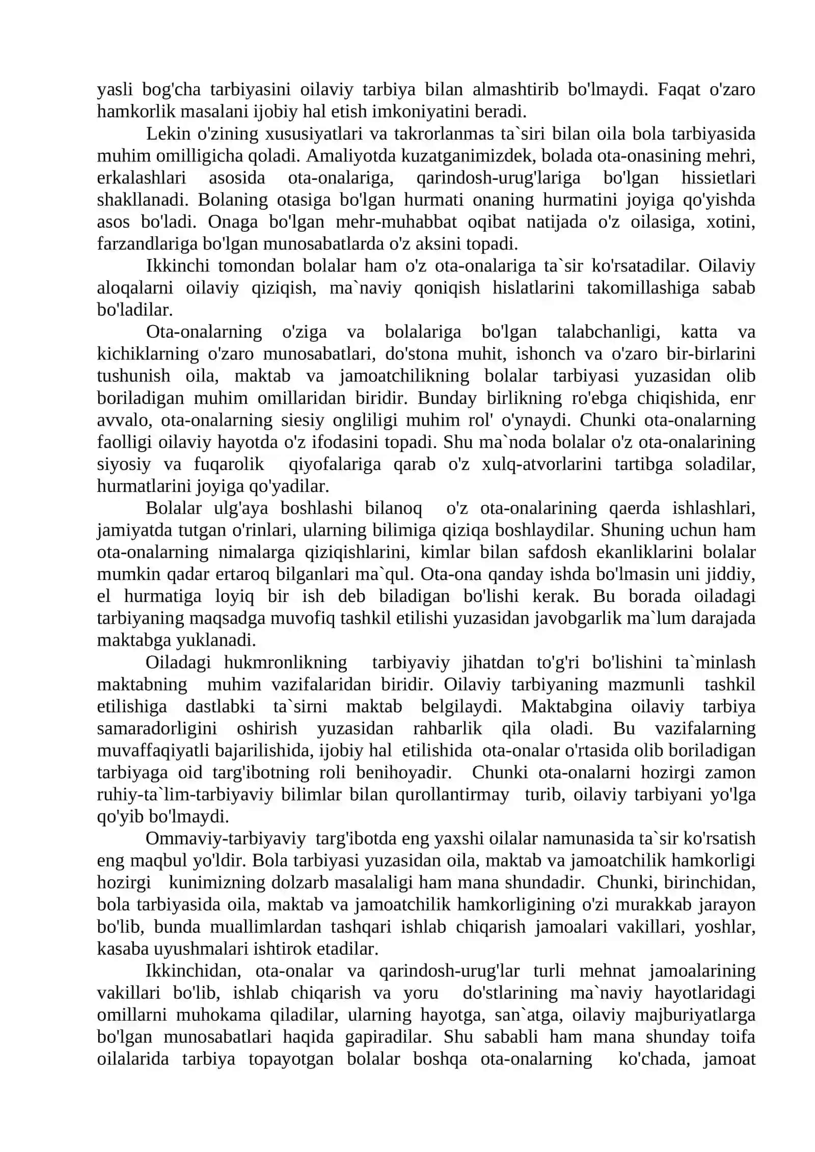 Oiladagi bola tarbiyasida milliy an’analardan foydalanish metodikasi 2